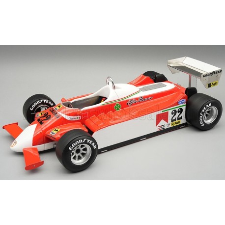 Alfa Romeo 179 22 Vittorio Brambilla F1 Pays Bas 1980 Tecnomodel TM18-365A