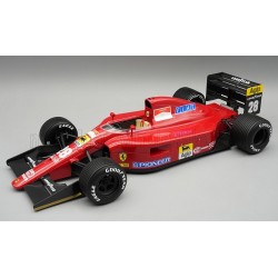 Ferrari 642 with rain tyres 28 Jean Alesi F1 Angleterre 1991 Tecnomodel TM18-392A