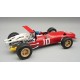 Ferrari 312 with driver 10 Jacky Ickx F1 Pays Bas 1968 Tecnomodel TMD18-317B