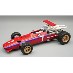 Ferrari 312 with driver 7 Derek Bell F1 Watkins Glen 1968 Tecnomodel TMD18-317D