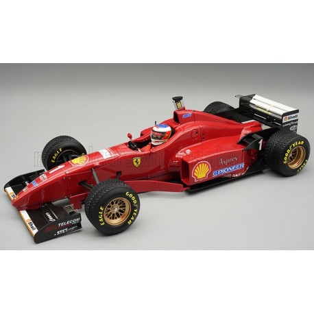 Ferrari F310 with driver and rain tyres 1 Michael Schumacher F1 Espagne 1996 Tecnomodel TMD18-332A