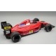 Ferrari 642 with driver 28 Jean Alesi F1 Belgique 1991 Tecnomodel TMD18-335C