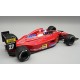 Ferrari 642 with driver and rain tyres 27 Alain Prost F1 Saint Marin 1991 Tecnomodel TMD18-335D