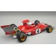 Ferrari 312 B3 with driver 4 Arturo Merzario F1 Autriche 1973 Tecnomodel TMD18-412A