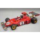 Ferrari 312 B3 with driver 3 Jacky Ickx F1 Italie 1973 Tecnomodel TMD18-412B