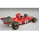 Ferrari 312 B3 with driver 3 Jacky Ickx F1 Italie 1973 Tecnomodel TMD18-412B