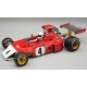 Ferrari 312 B3 broke nose with driver 4 Arturo Merzario F1 Canada 1973 Tecnomodel TMD18-412C