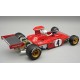 Ferrari 312 B3 broke nose with driver 4 Arturo Merzario F1 Canada 1973 Tecnomodel TMD18-412C