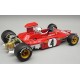 Ferrari 312 B3 with driver 4 Arturo Merzario F1 USA Watkins Glen 1973 Tecnomodel TMD18-412D