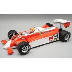 Alfa Romeo 179 with driver 23 Bruno Giacomelli F1 Monaco 1980 Tecnomodel TMD18-421D