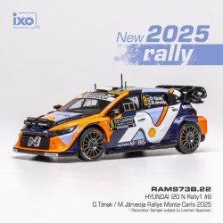 Hyundai I20 N Rally1 8 5th Rallye Monte Carlo 2025 Ott Tanak - Martin Jarveoja IXO RAM973B