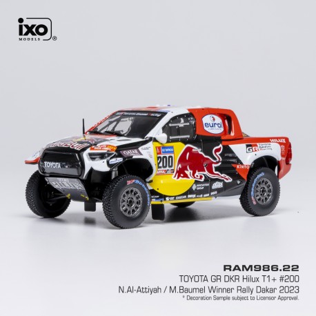 Toyota GR DKR Hilux Evo T1+ 200 Rallye Dakar 2023 N.Al-Attiyah - M.Baumel IXO RAM986