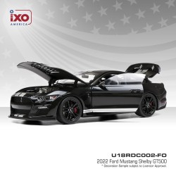 Ford Mustang Shelby GT 500 2022 Black IXO U18RDC002-FO