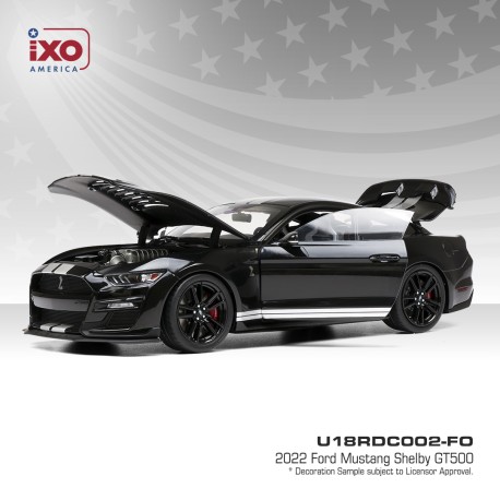 Ford Mustang Shelby GT 500 2022 Black IXO U18RDC002-FO