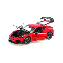 Porsche Cayman GT4RS 2021 Red with Weissach Package Minichamps 110062120
