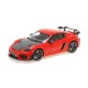 Porsche Cayman GT4RS 2021 Red with Weissach Package Minichamps 110062120