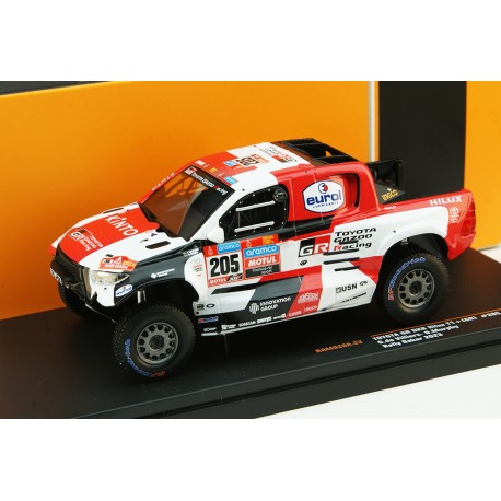 Toyota GR DKR Hilux 205 4th Rallye Dakar 2023 G. de Villiers - D. Murphy IXO RAM928A
