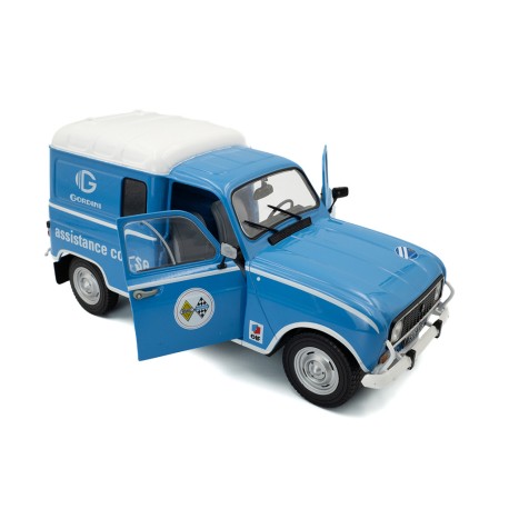 Renault R4L F4 Van Gordini Service 1976 Blue White Solido S1802209