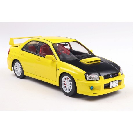 Subaru Impreza WRX STi Streetfighter 2003 Yellow Black Carbon Solido S1812302