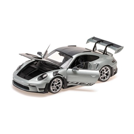 Porsche 911 992 GT3RS 2023 Silver Minichamps 110062044