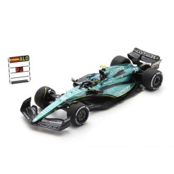 Aston Martin Mercedes AMR23 14 Fernando Alonso F1 2ème with pitboard Canada 2023 Spark 18S956
