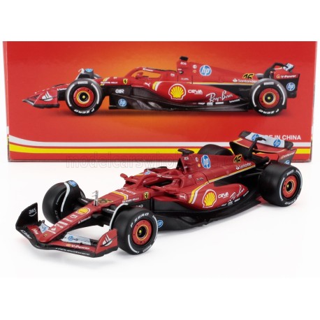 Ferrari SF24 16 Charles Leclerc F1 Winner Italie Monza 2024 Bburago BU36844-L-MONZA