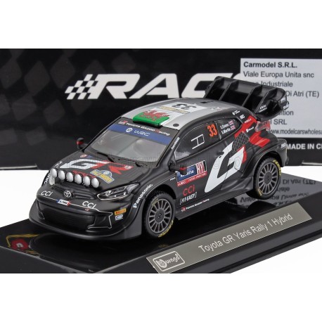 Toyota&nbsp;Yaris GR Rally1 33 WRC 2024 Elfyn Evans - Scott Martin Bburago BU38316