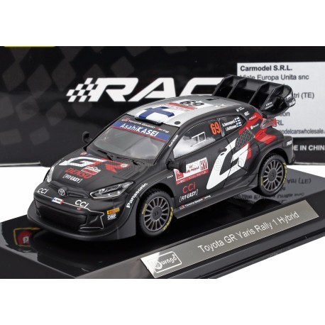 Toyota&nbsp;Yaris GR Rally1 69 WRC 2024 Kalle Rovanpera - Jonne Halttunen Bburago BU38324