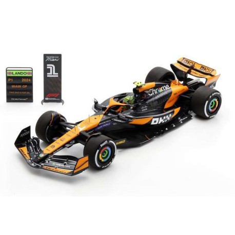 McLaren Mercedes MCL38 4 Lando Norris F1 Winner Miami 2024 Spark