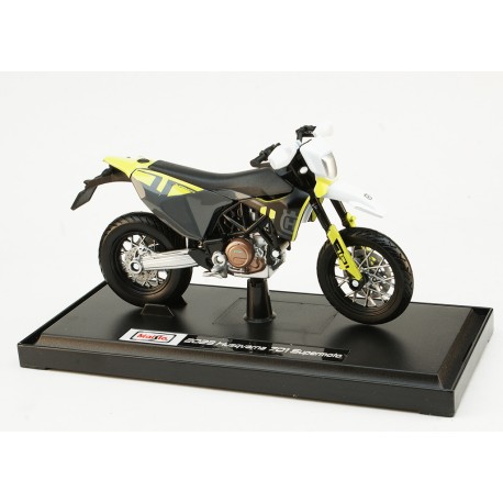 Husqvarna&nbsp;Husky 701 Supermoto 2023 Black Yellow Maisto MAI39300-23091