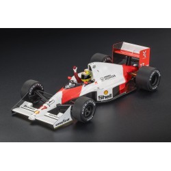 McLaren&nbsp;Honda MP4/5B with driver 27 Ayrton Senna F1 Winner Monaco 1990 GP Replicas GPWC004