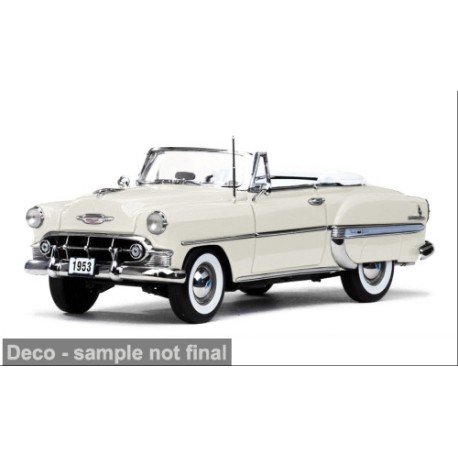 Chevrolet Bel Air Open Convertible 1953 White Sunstar SUN1627