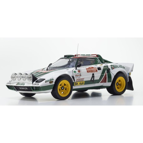 Lancia Stratos HF Alitalia night version 4 Winner Rallye Sanremo 1976 Bjorn Waldegaard - Hans Thorszelius Kyosho 08130F