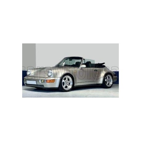 Porsche 911 964 Turbo Look Cabriolet 1992 Silver Norev 187140
