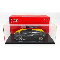 Ferrari Daytona SP3 Closed Roof Special Livery 2022 Giallo Modena Shiny Carbon Bburago BU16912-02235