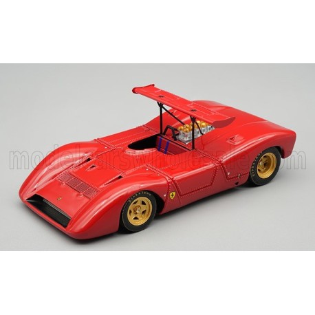 Ferrari 612 Can-Am Press Version 1968 Red Tecnomodel TEC43-33A