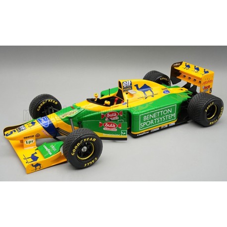 Benetton Ford B193B Rain Tyres 5 Michael Schumacher F1 Angleterre 1993 Tecnomodel TM18-377D