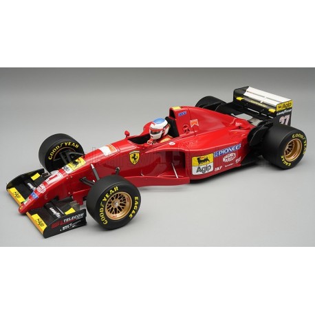 Ferrari 412T2 27 with driver Jean Alesi F1 Winner Canada 1995 Tecnomodel TMD18-333C