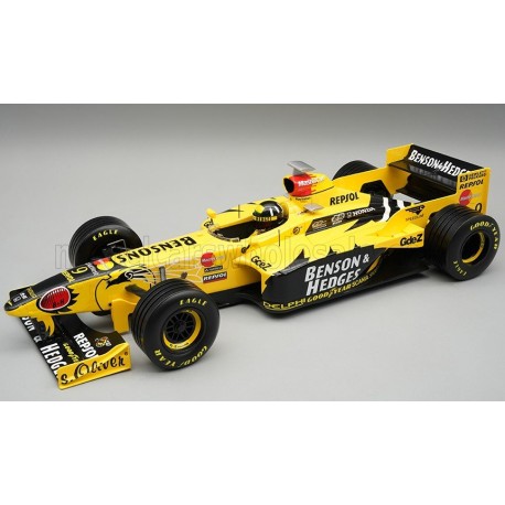 Jordan Honda 198 MF-301 HC 9 with driver Damon Hill F1 Winner Belgique 1998 Tecnomodel TMD18-426B
