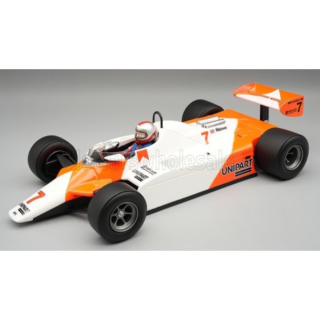 McLaren Ford MP4/1B 7 with driver John Watson F1 Winner USA Detroit 1982 Tecnomodel TMD18-466B