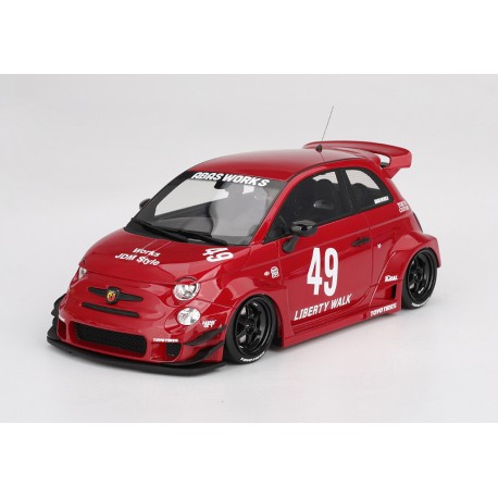 Fiat Abarth 595 LB-Works x abas 2024 Red Truescale TS0613