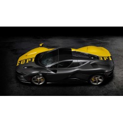 Ferrari Daytona SP3 Giallo Modena Shiny Carbon Looksmart LS535SE3