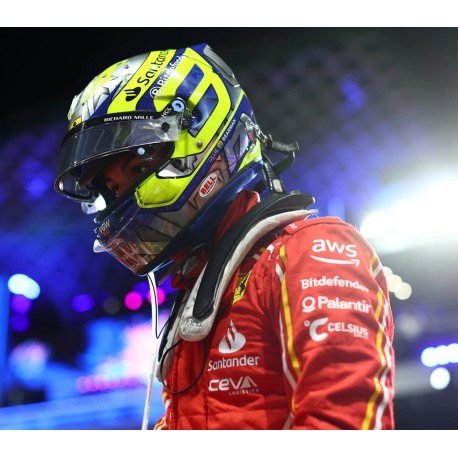 Casque Helmet 1/5 Oliver Bearman Ferrari F1 Arabie Saoudite 2024 Looksmart LSHEL019