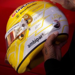 Casque Helmet 1/5 Lewis Hamilton Ferrari F1 Italie Monza 2025 Looksmart LSHEL021