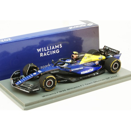 Williams Mercedes FW46 43 Franco Colapinto F1 Mexique 2024 Spark S9554