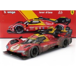 Ferrari 499P Dirty version 50 Winner 24 Heures du Mans 2024 BBurago 18-16303D