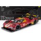 Ferrari 499P with showcase 51 3rd 24 Heures du Mans 2024 Bburago BU16314-51-VET
