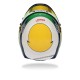 Casque Helmet 1/2 Gabriel Bortoleto Sauber F1 2025 Bell BORTOLETO2025