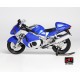 Suzuki&nbsp;GSX 1300R Hayabusa 2001 Silver Blue LCD Model LCDM03-BU