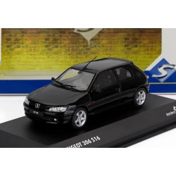 Peugeot 306 S16 2002 2002 Onyx Black Solido S4311405